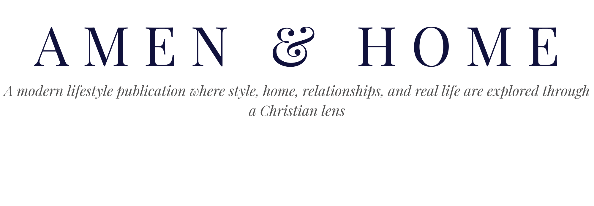 Amen  &  Home 
